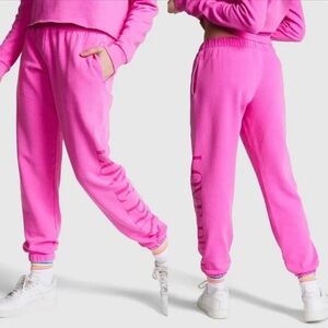 PINK Victoria's Secret Fuchsia Joggers